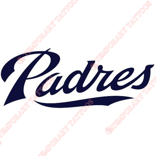 San Diego Padres Customize Temporary Tattoos Stickers NO.1874